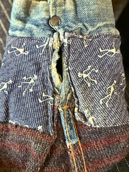 Patched 1950s–60s Wrangler Blanket Lined Jacket | Selvedge Denim