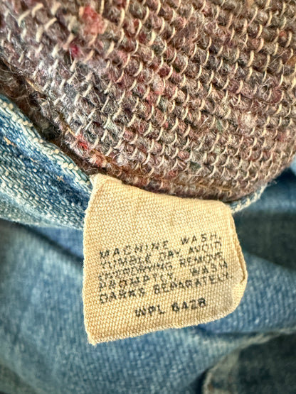 Patched 1950s–60s Wrangler Blanket Lined Jacket | Selvedge Denim