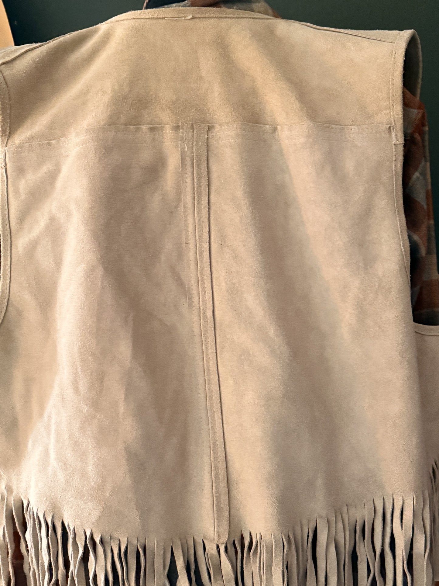 Western Bohemian Fringe Leather Vest