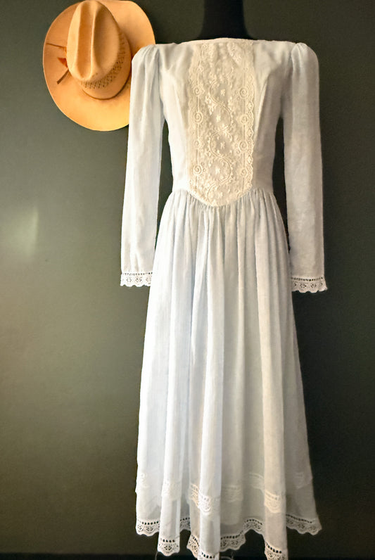 Gunne Sax Prairie Dress | Vintage 1970s | Jessica McClintock