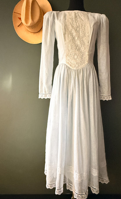 Gunne Sax Prairie Dress | Vintage 1970s | Jessica McClintock