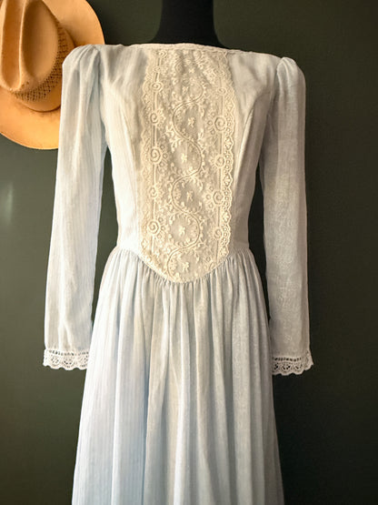 Gunne Sax Prairie Dress | Vintage 1970s | Jessica McClintock