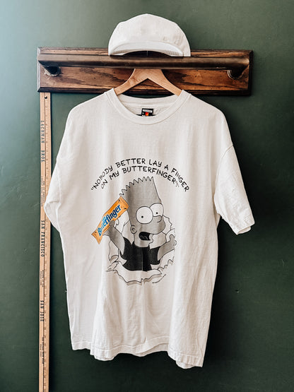 Vintage 90s Bart Simpson “Butterfinger” Tee